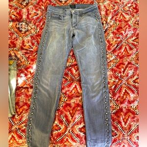 Hudson studded skinny leg